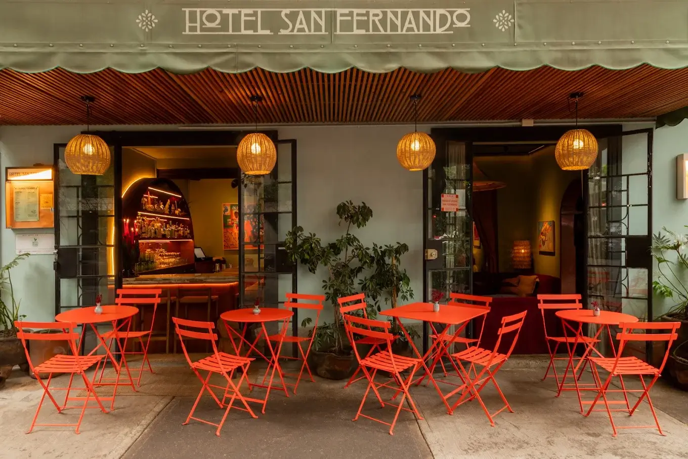 hotel san fernando in condesa, mexico city.