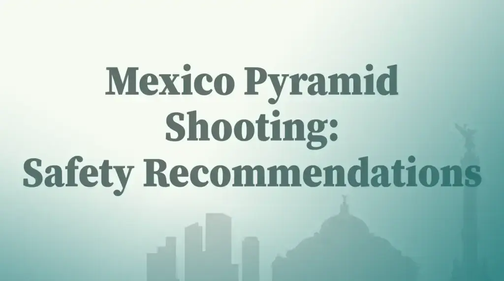 Mexico Pyramid Shooting: Safety Recommendations