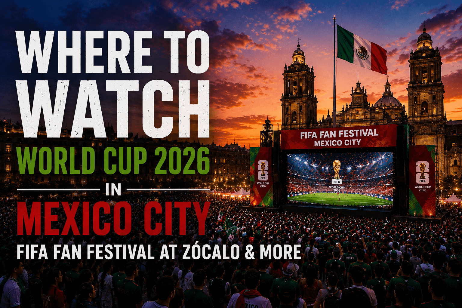 Where to Watch World Cup 2026 in Mexico City